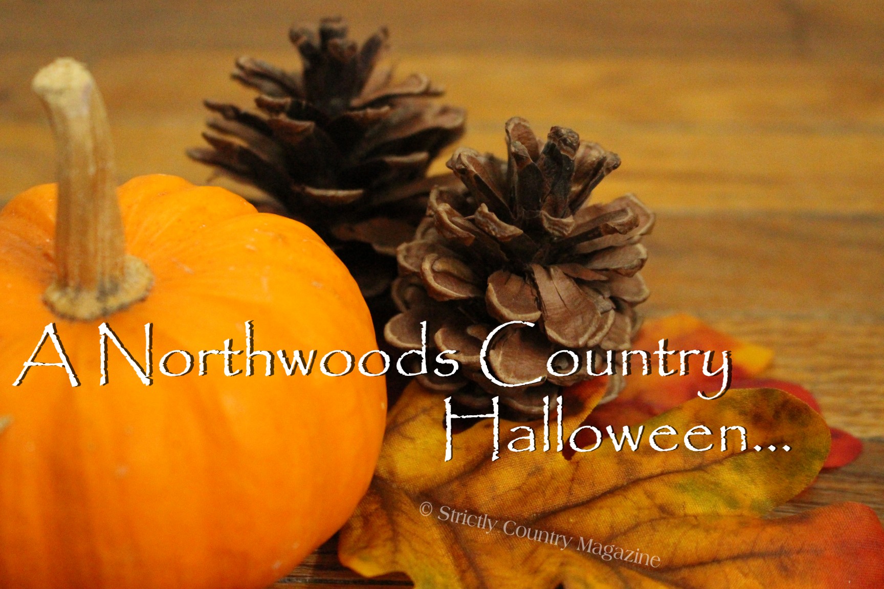 Strictly Country Magazine copyright A Northwoods Country Halloween